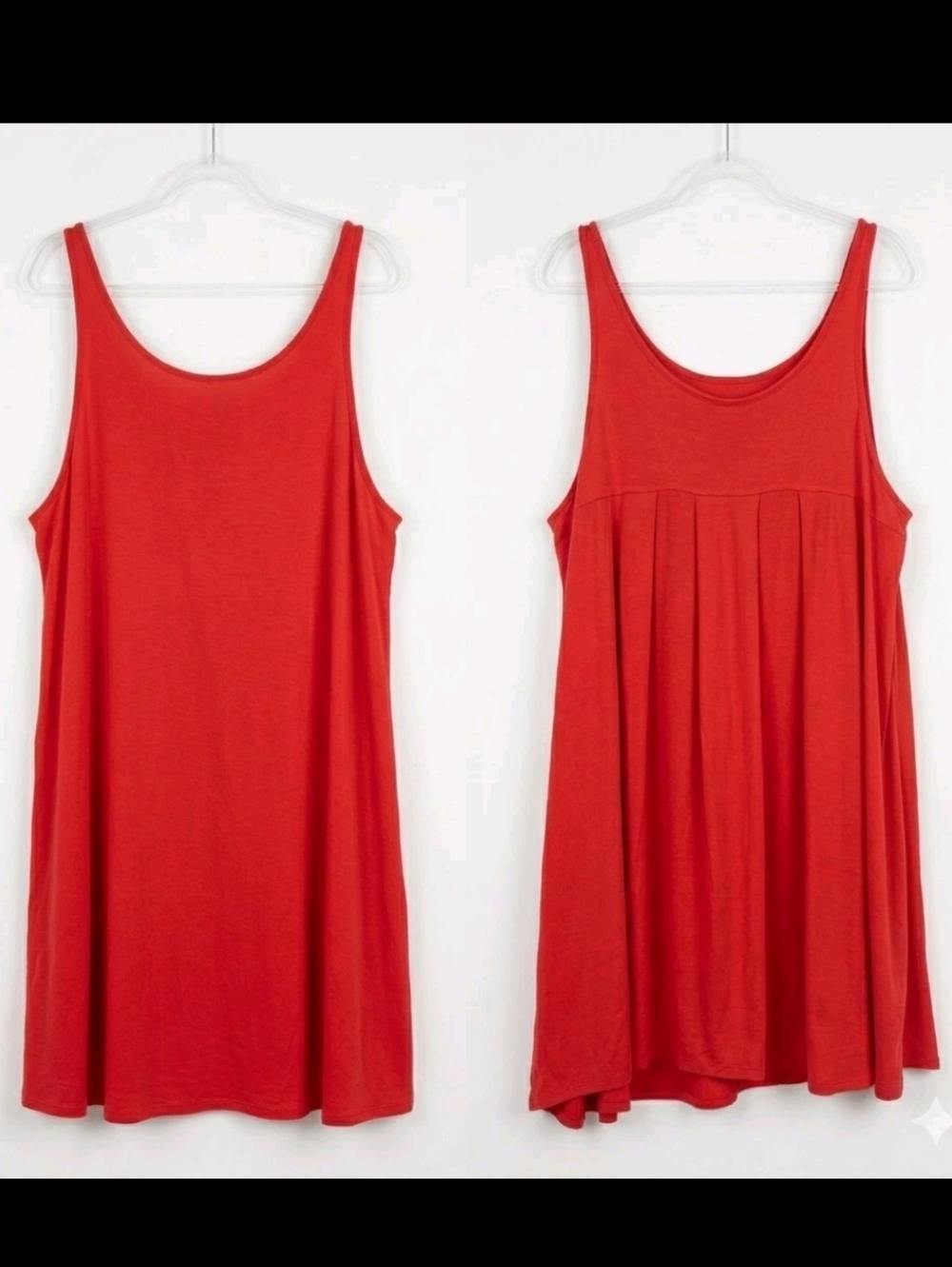 EILEEN FISHER Paprika Burnt Orange 2-Pc Silk Cotton Knit Pleated Midi Dress NWOT